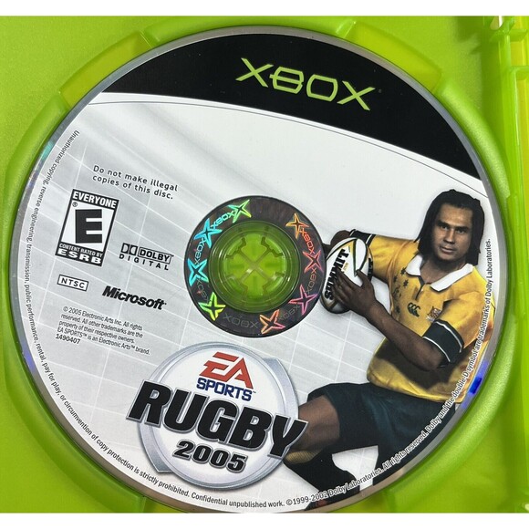 Rugby 2005 Microsoft Xbox 2005 Complete Complete with Manual Tested - Picture 4 of 9